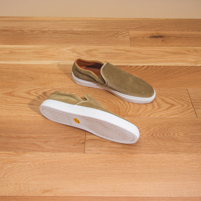 Slip On - Mojave Janus Calf Suede - VIBERG