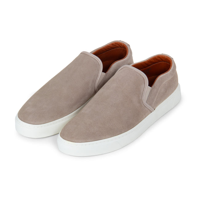 Slip On - Mist Janus Calf Suede - VIBERG