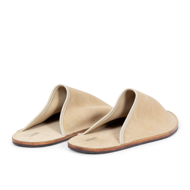 Slide - Desert Sand Janus Calf Suede - VIBERG