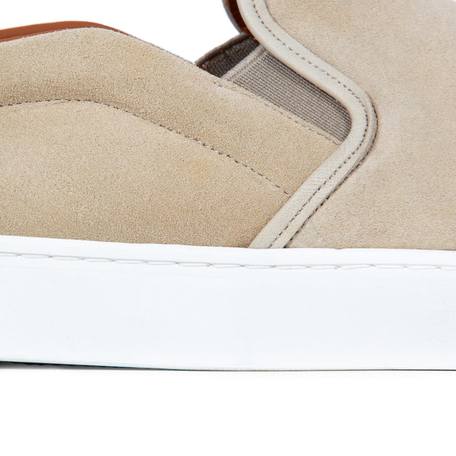 Slip On - Desert Sand Janus Calf Suede - VIBERG