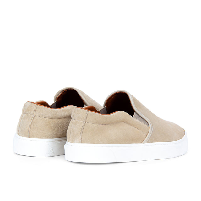 Slip On - Desert Sand Janus Calf Suede - VIBERG