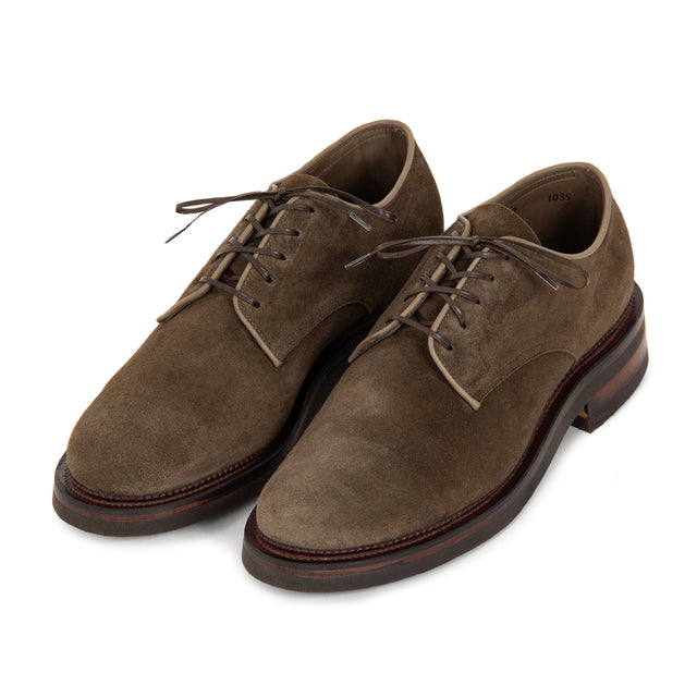 Rockland Blucher - Dark Olive Janus Calf Suede