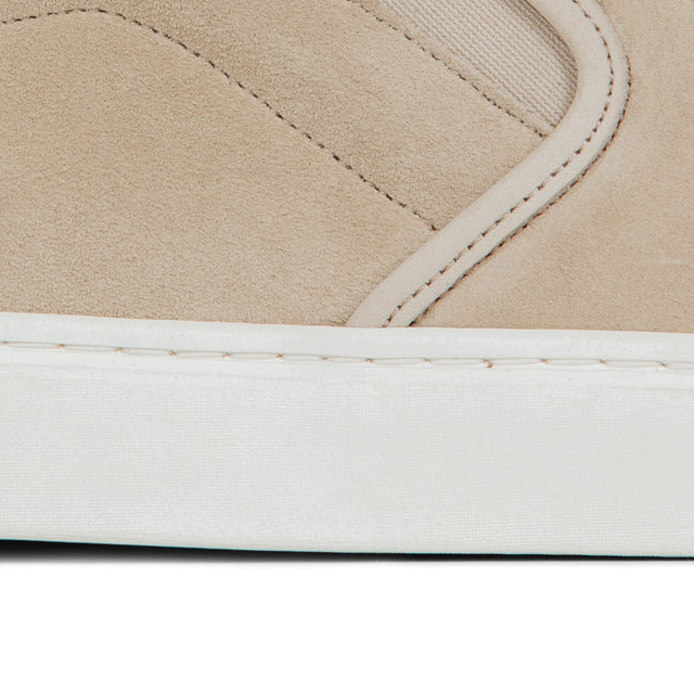 Slip On - Parchment Janus Calf Suede