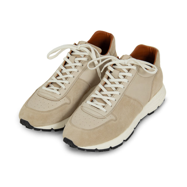 Sneaker - Parchment Janus Calf Suede