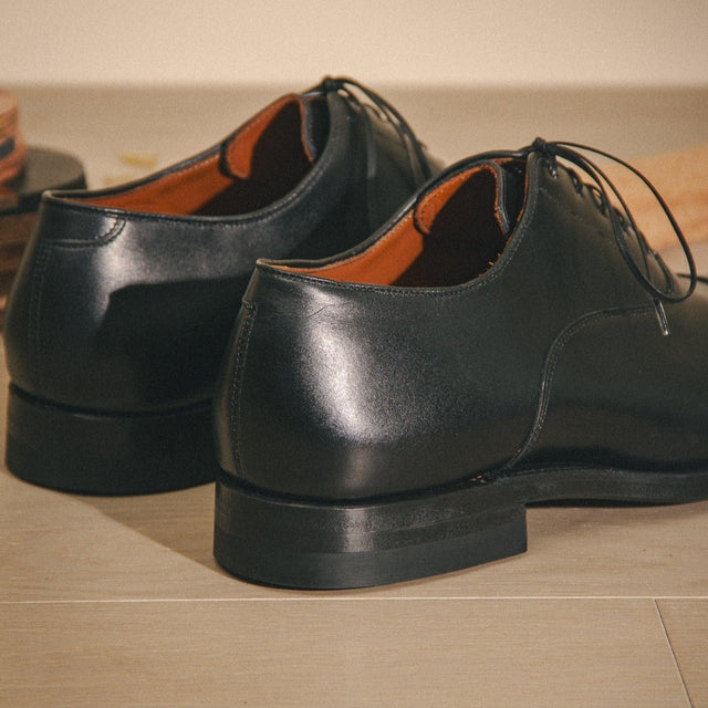 Bastion Oxford - Black Vocalou Calf - VIBERG