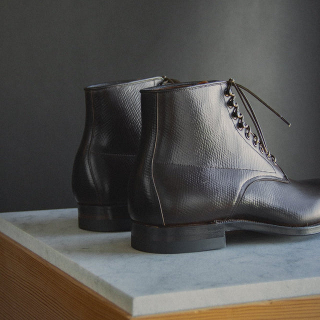 Navvy™ Boot - Mahogany Hatchgrain Shell Cordovan® - VIBERG