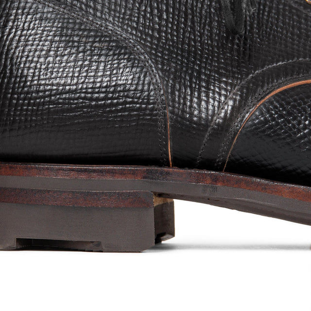Service Boot® 2030 BCT - Black Hatchgrain Shell Cordovan® (Preorder) - VIBERG