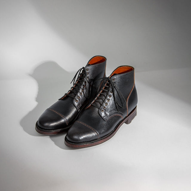 Service Boot® 2030 BCT - Black Hatchgrain Shell Cordovan® (Preorder) - VIBERG